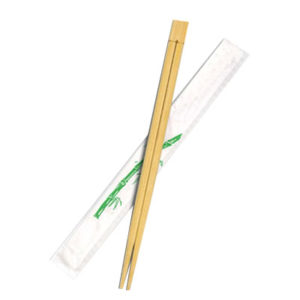 Customized wrapped paper pack twin chopstick