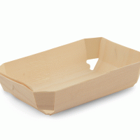 wood cake box